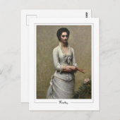 Henri Fantin-Latour #495 - Kunstmatig Briefkaart (Voorkant / Achterkant)