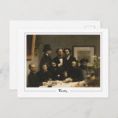 Henri Fantin-Latour #522 - Kunstmatig Briefkaart (Voorkant / Achterkant)