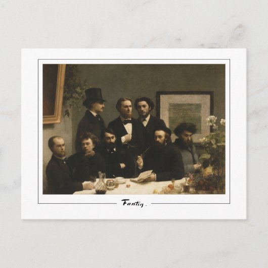 Henri Fantin-Latour #522 - Kunstmatig Briefkaart (Voorkant)