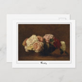 Henri Fantin-Latour #92 - Kunstmatig Briefkaart (Voorkant / Achterkant)