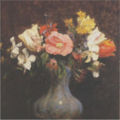 Henri Fantin-Latour, bloemen, kamelen, tulpen Sticker (Voorkant)