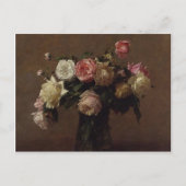 Henri Fantin-Latour- Bouquet of Rozen Briefkaart (Voorkant)