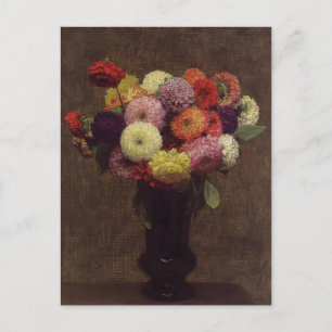 Henri Fantin-Latour- Dahlias Briefkaart