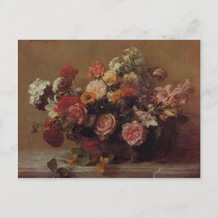 Henri Fantin-Latour- Flowers Briefkaart