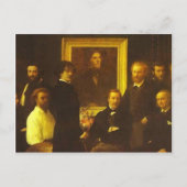 Henri Fantin-Latour- Homage naar Delacroix Briefkaart (Voorkant)