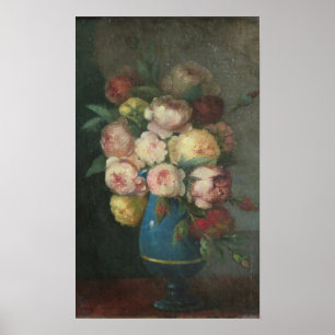 Henri Fantin-Latour  Peonies in een Vase Poster