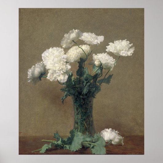 Henri Fantin Latour Poppies Poster (Voorkant)