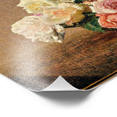 Henri Fantin-Latour - Rozen en Lilies Foto Afdruk (Hoek)