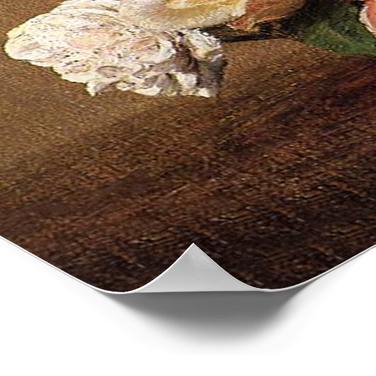 Henri Fantin-Latour Rozen en Lilies Poster (Hoek)