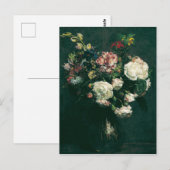 Henri Fantin-Latour  Vase of Flowers Briefkaart (Voorkant / Achterkant)