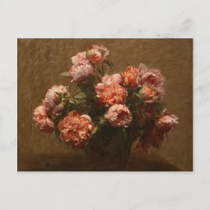 Henri Fantin-Latour- Vase of Peonies Briefkaart