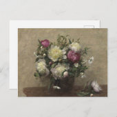 Henri Fantin-Latour Vase of Peonies Briefkaart (Voorkant / Achterkant)