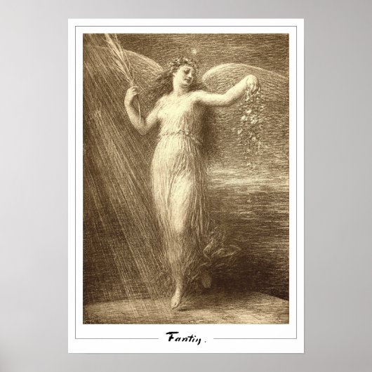 Henri Fantin-Latour Zedign Art Poster #158 (Voorkant)