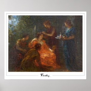 Henri Fantin-Latour Zedign Art Poster #167