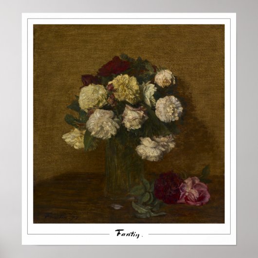 Henri Fantin-Latour Zedign Art Poster #2 (Voorkant)