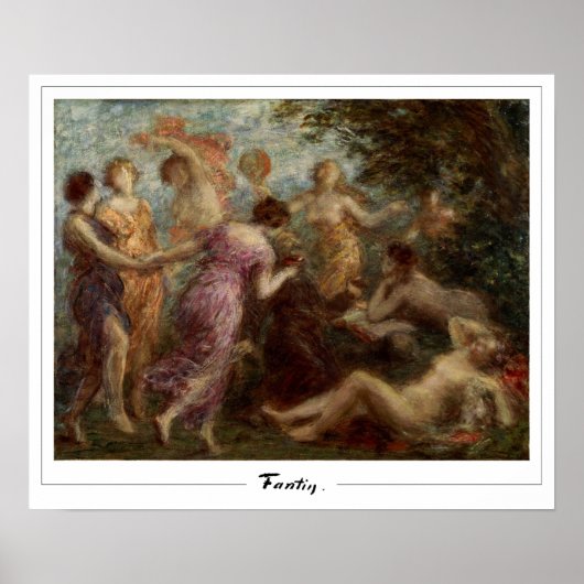 Henri Fantin-Latour Zedign Art Poster #20 (Voorkant)