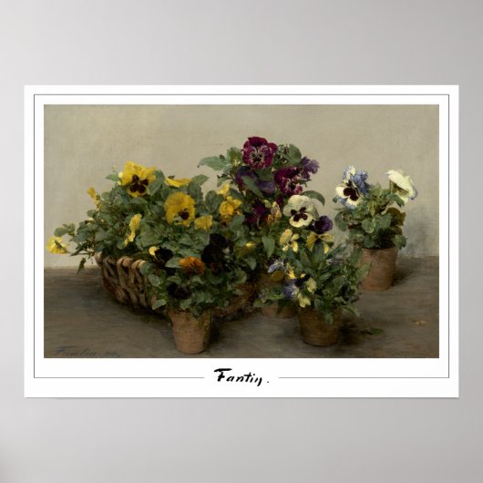 Henri Fantin-Latour Zedign Art Poster #208 (Voorkant)