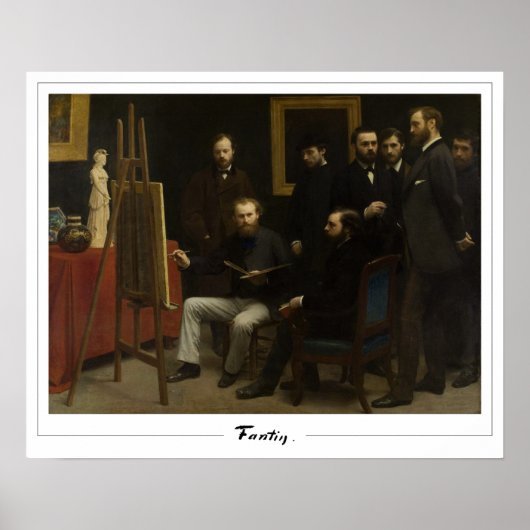 Henri Fantin-Latour Zedign Art Poster #293 (Voorkant)