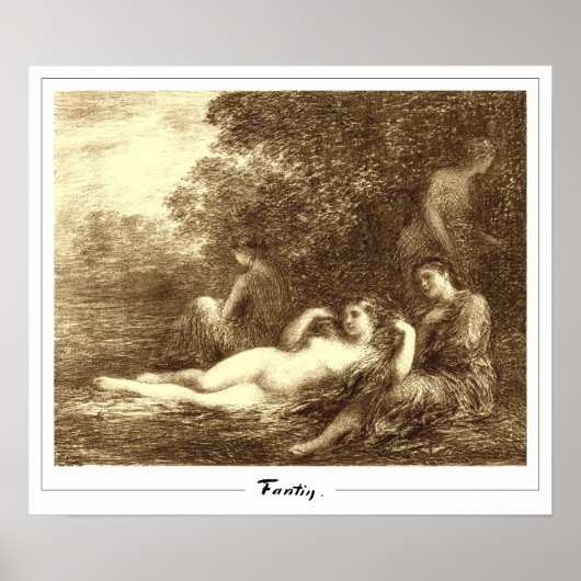 Henri Fantin-Latour Zedign Art Poster #302 (Voorkant)