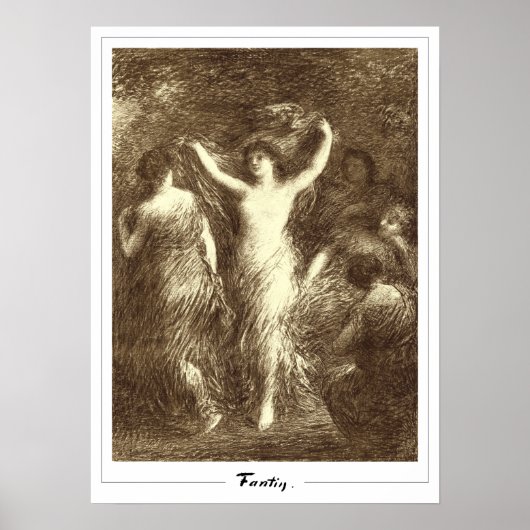 Henri Fantin-Latour Zedign Art Poster #388 (Voorkant)