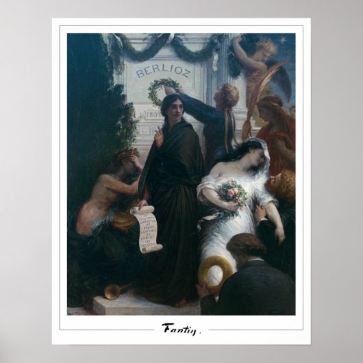 Henri Fantin-Latour Zedign Art Poster #4 (Voorkant)