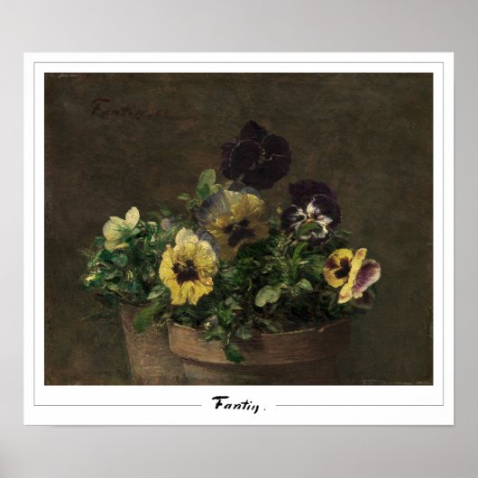 Henri Fantin-Latour Zedign Art Poster #432 (Voorkant)