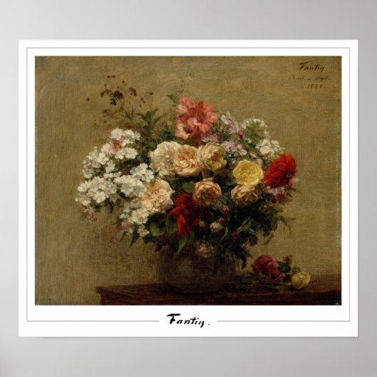 Henri Fantin-Latour Zedign Art Poster #442 (Voorkant)