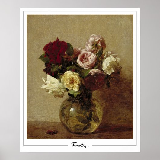 Henri Fantin-Latour Zedign Art Poster #447 (Voorkant)