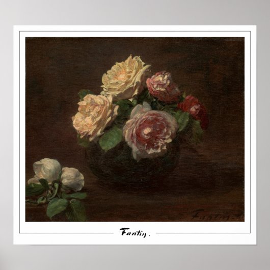 Henri Fantin-Latour Zedign Art Poster #485 (Voorkant)