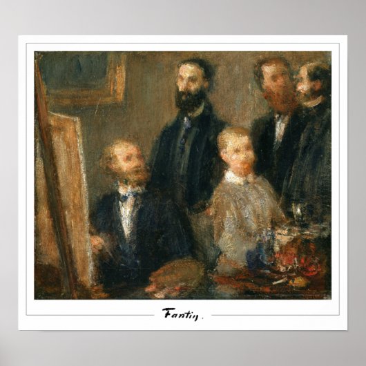 Henri Fantin-Latour Zedign Art Poster #5 (Voorkant)