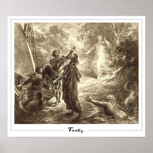 Henri Fantin-Latour Zedign Art Poster #517 (Voorkant)