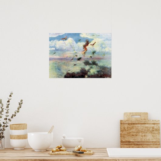 Henri Farre The Enemy zal Blind Poster (Keuken)