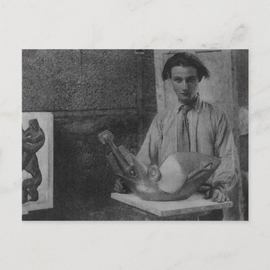 Henri Gaudier-Brzeska Briefkaart (Voorkant)