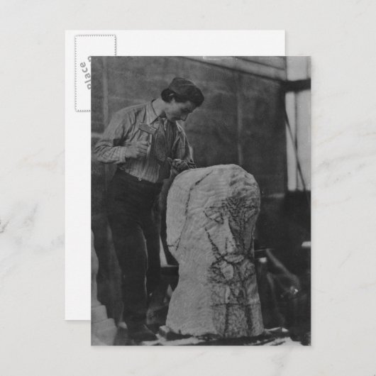 Henri Gaudier-Brzeska, c.1910 Briefkaart (Voorkant / Achterkant)