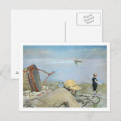 Henri Guerard Relaxing on the Beach (pastel op kan Briefkaart (Voorkant / Achterkant)