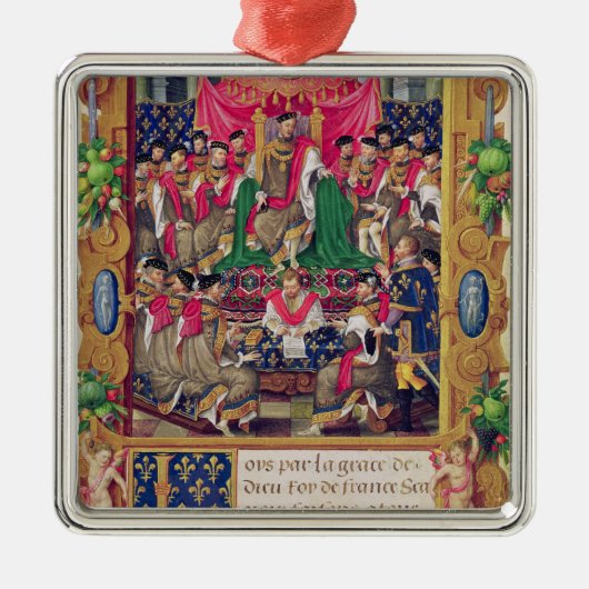 Henri II Metalen Ornament (Voorkant)