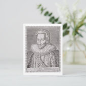 Henri IV (1553-1610) als koning van Navarra, 1589  Briefkaart (Staand voorkant)