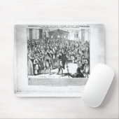 Henri IV genezen van de patiënten met scrofula Muismat (Met muis)