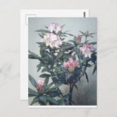 Henri Latour Blooming Rhododendron Branch Briefkaart (Voorkant / Achterkant)