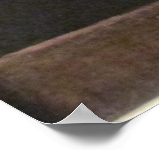 Henri Latour Blue Vase Narcissus en Tulips Poster (Hoek)