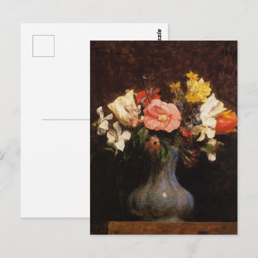  Henri Latour Flowers Camelias en Tulips Briefkaart (Voorkant / Achterkant)