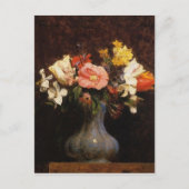  Henri Latour Flowers Camelias en Tulips Briefkaart (Voorkant)