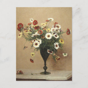 Henri Latour Flowers chrysanthema Briefkaart