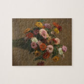 Henri Latour - Zinnias Legpuzzel (Horizontaal)