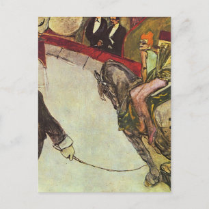 Henri Lautrec- Bij de Circus Fernando, de rijder Briefkaart