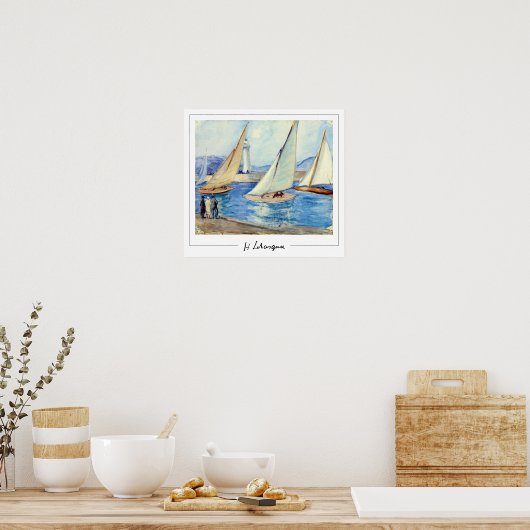 Henri Lebasque Zedign Art Poster #4 (Keuken)