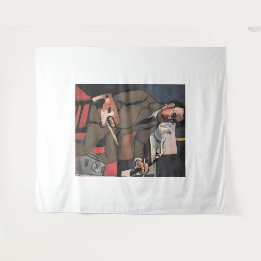 Henri Matisse art Wandkleed (Voorkant (horizontaal))