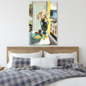 Henri Matisse - BLOEMEN VOOR EEN RAAM 1922 Canvas Afdruk (Insitu (Slaapkamer))