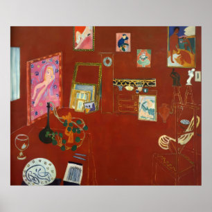 Henri Matisse - De Rode Studio Poster