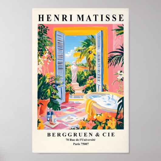 Henri Matisse Esthetische Badkamer Wandkunst, Dopa Poster (Voorkant)
